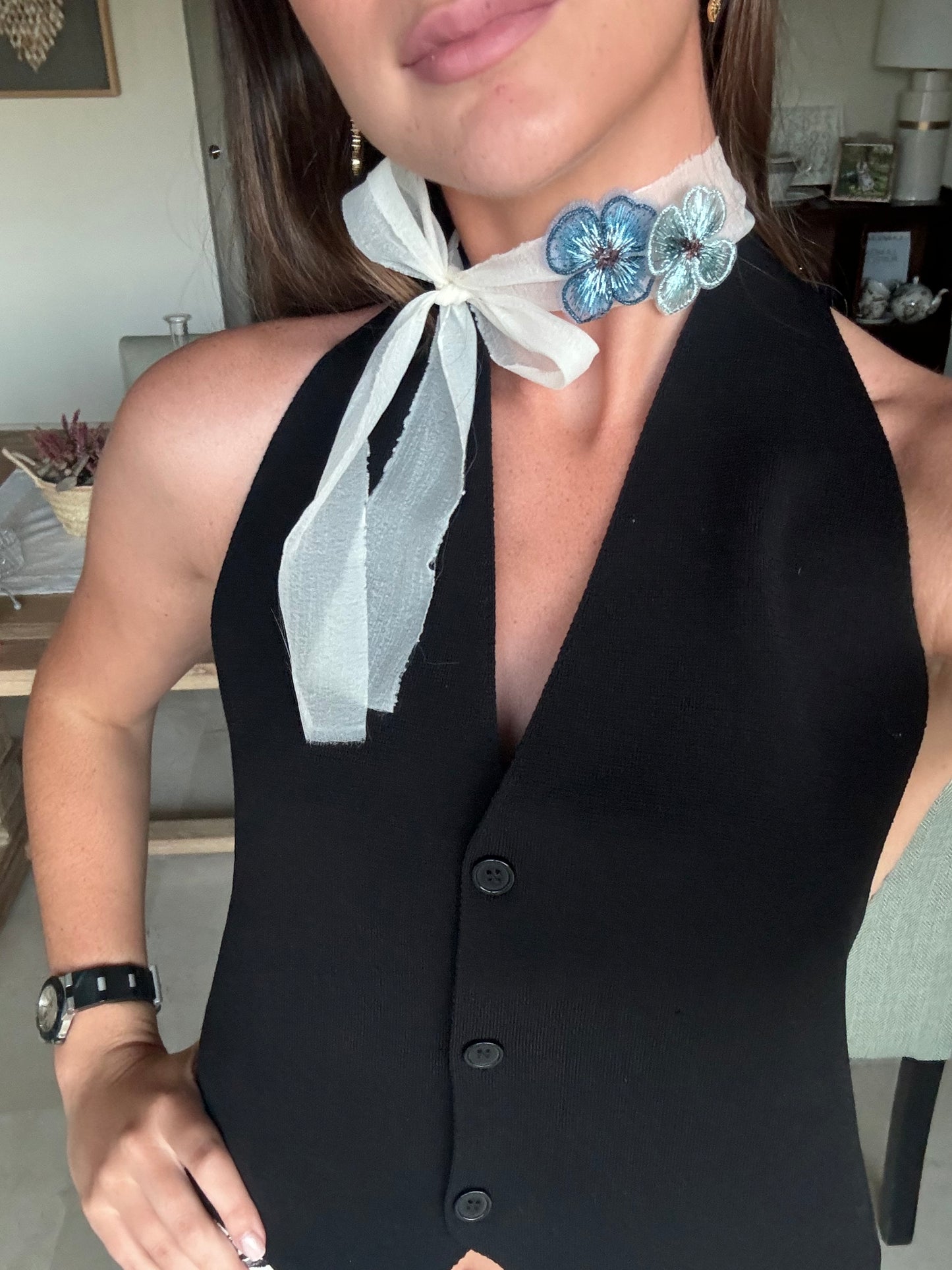 Choker Flores