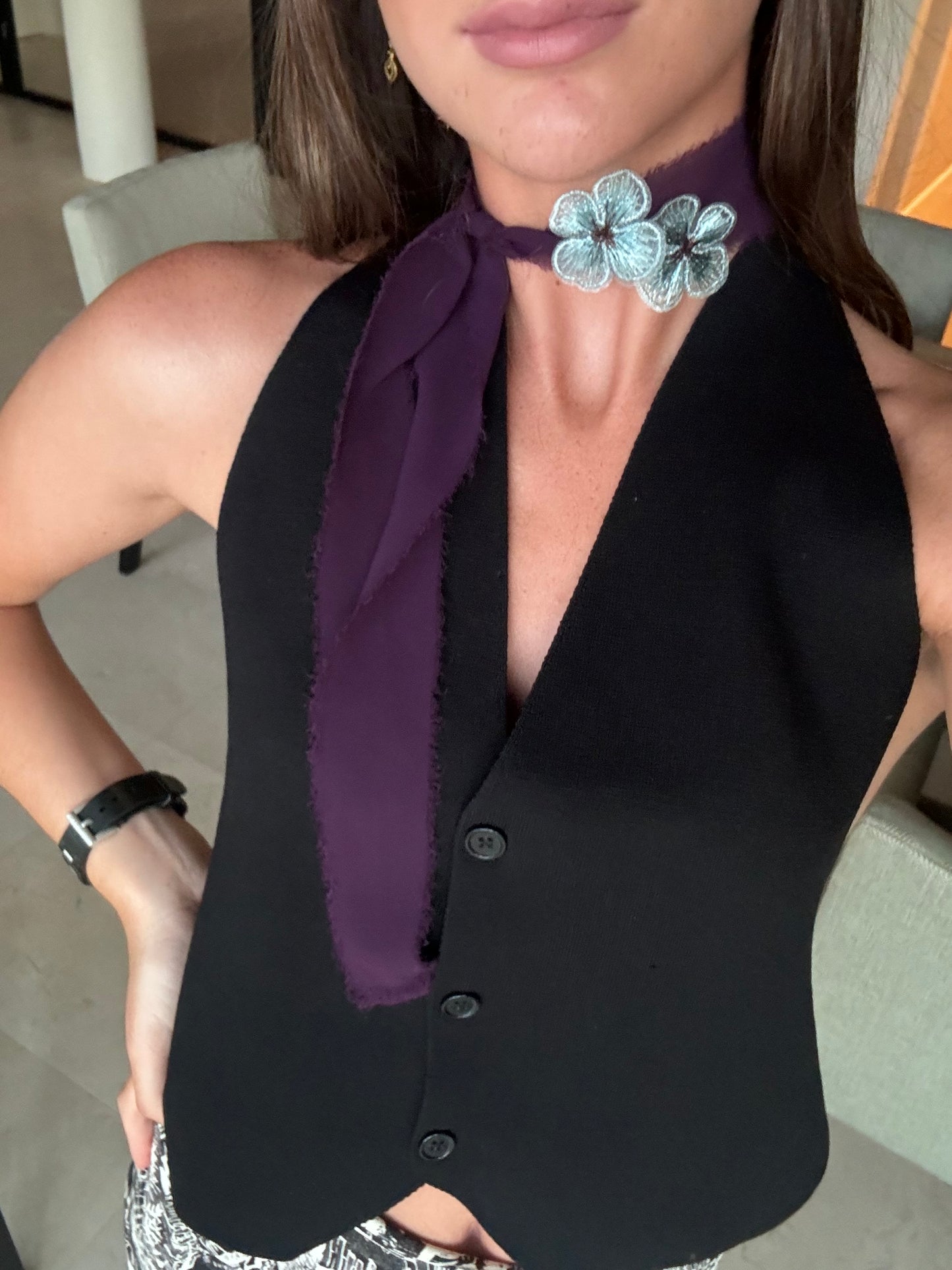 Choker Flores