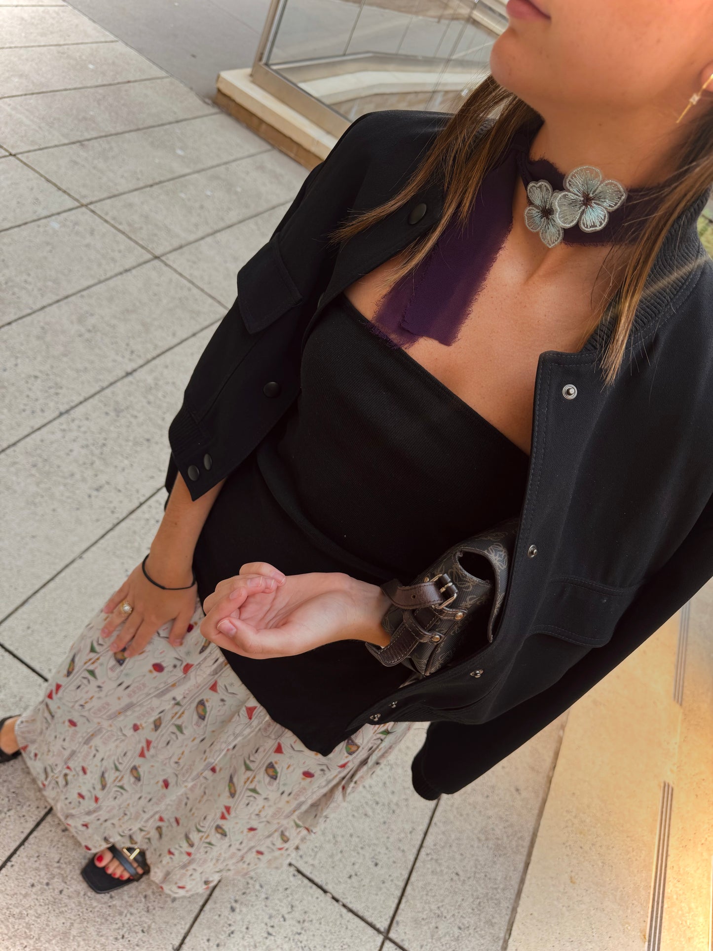 Choker Flores