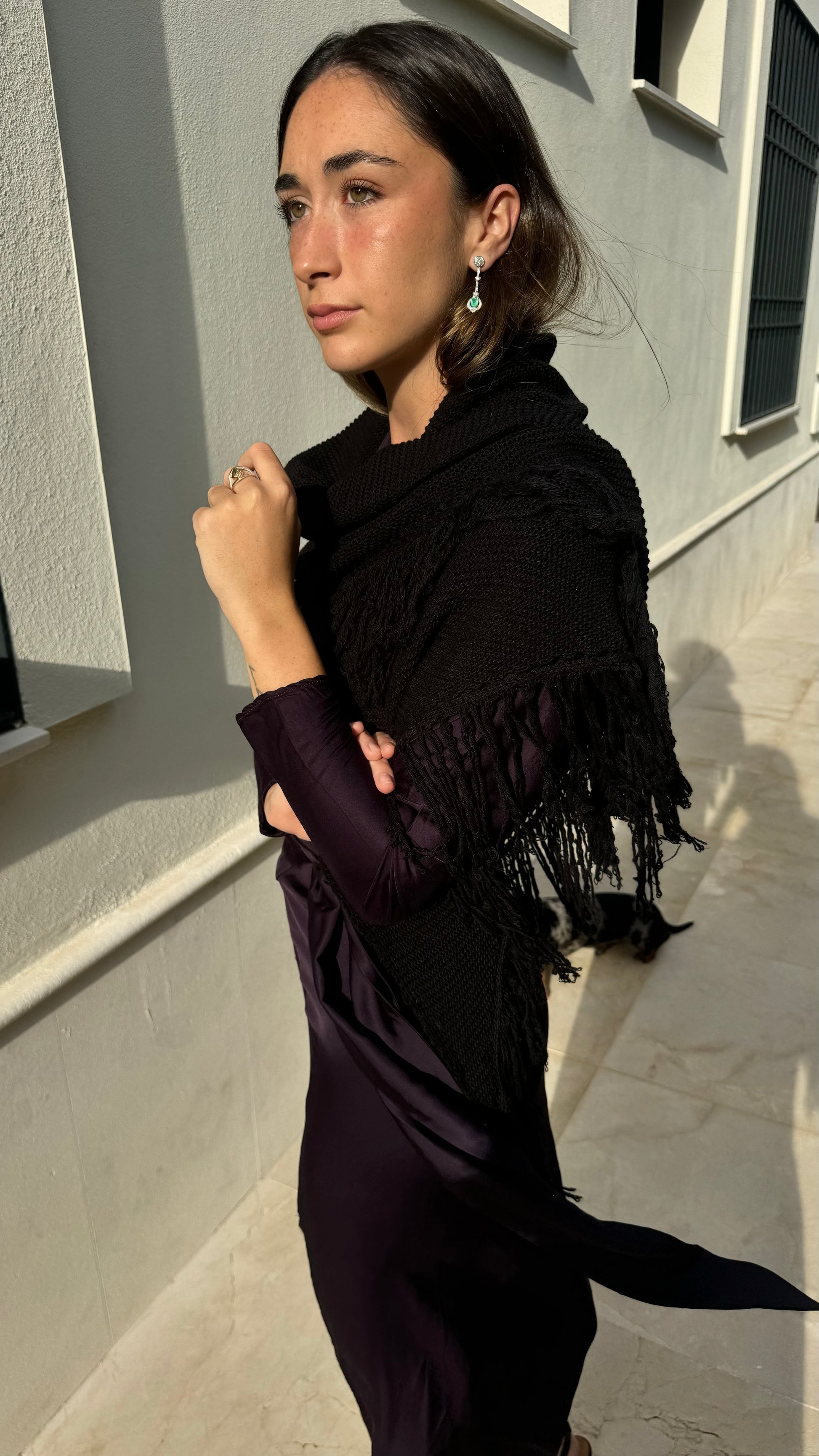 Pendientes Alcázar Esmeralda