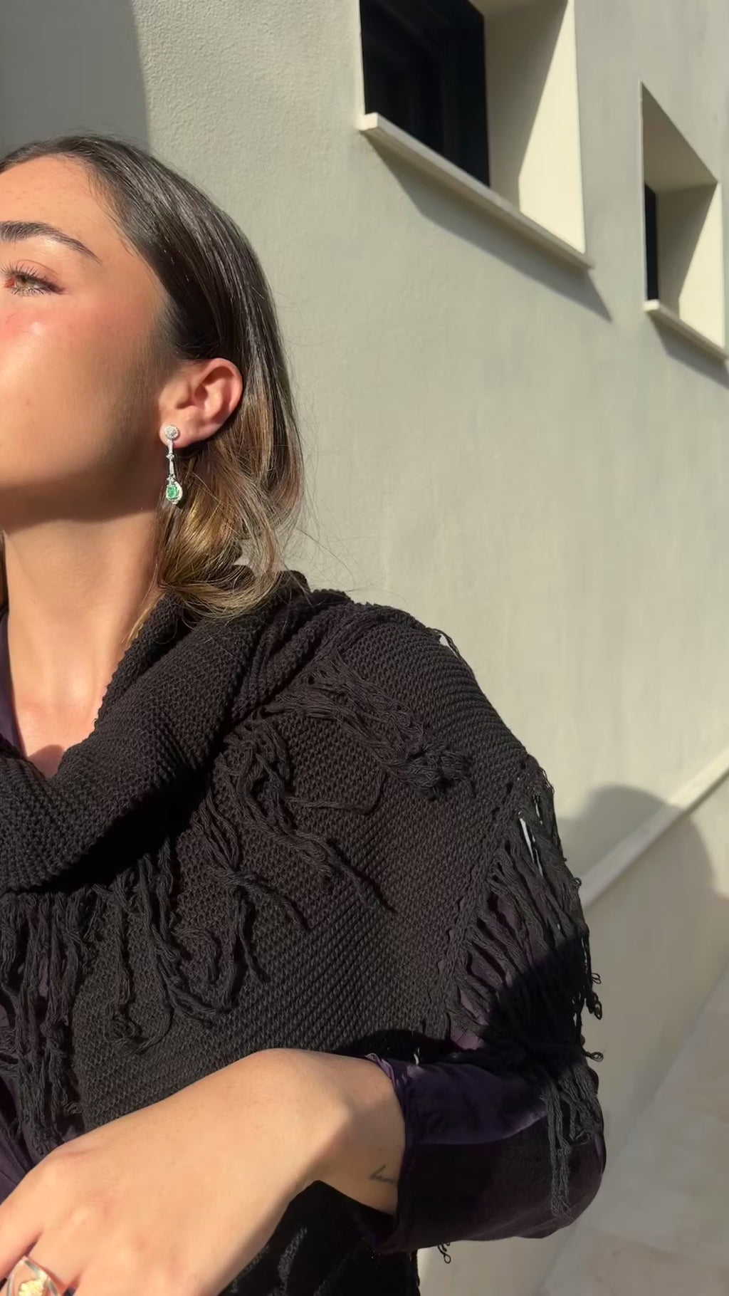 Pendientes Alcázar Esmeralda